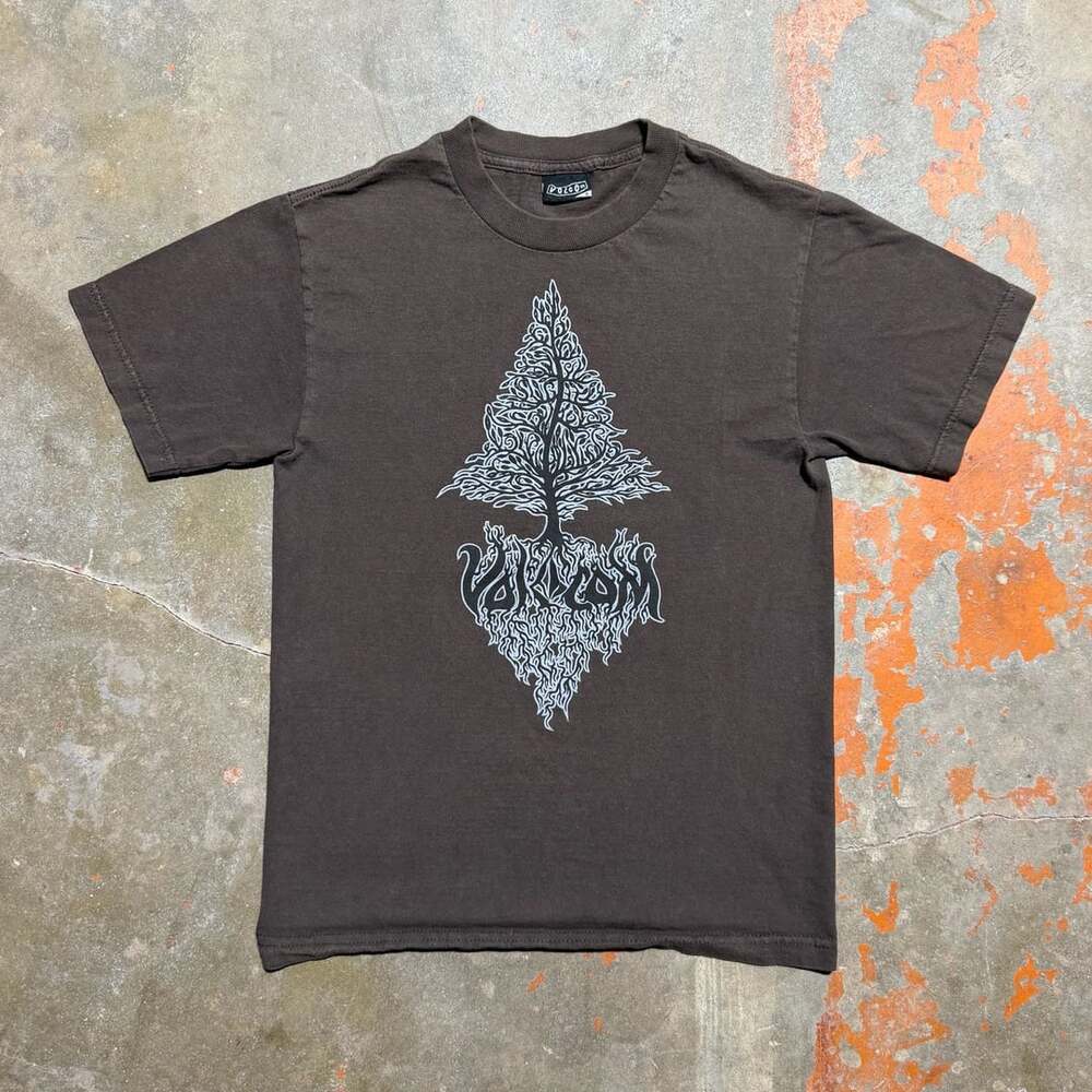 Volcom Brown Tree & Roots Graphic Short Sleeve T-Shirt
